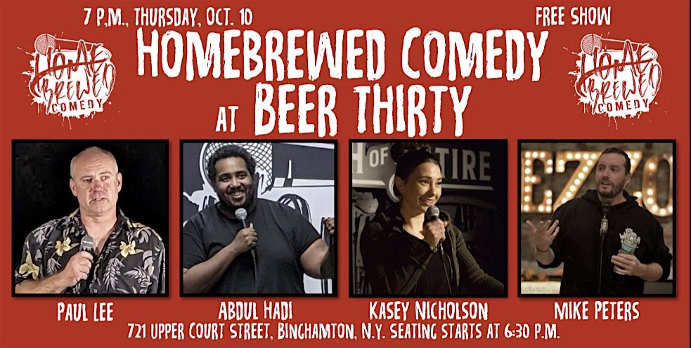 Homebrewed Comedy at Beer Thirty