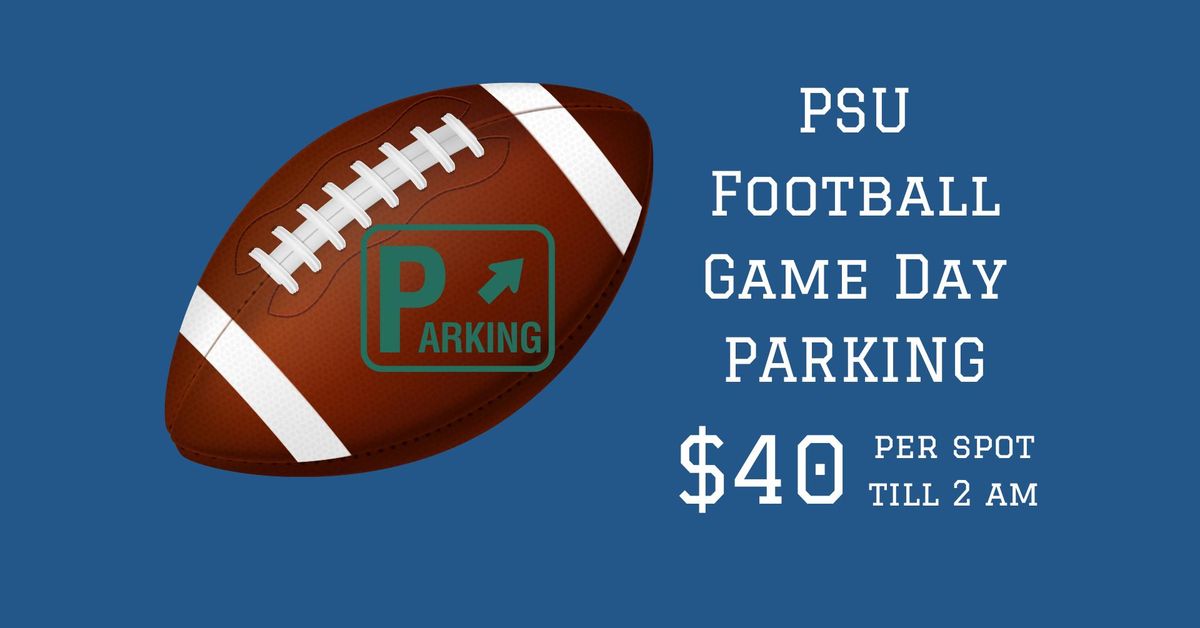 PSU vs. Kent State Football Game Day Parking