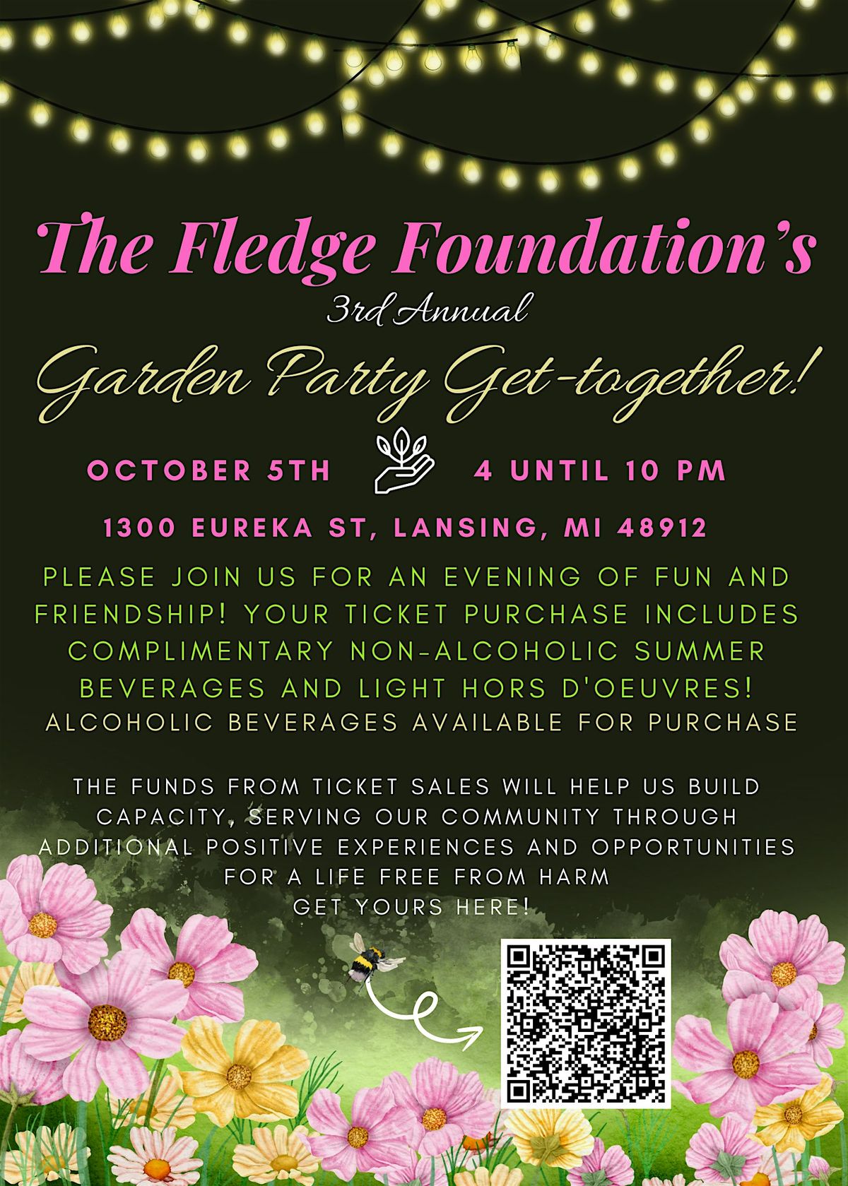 The Fledge Foundation's 3rd Annual Garden Party Get-together!