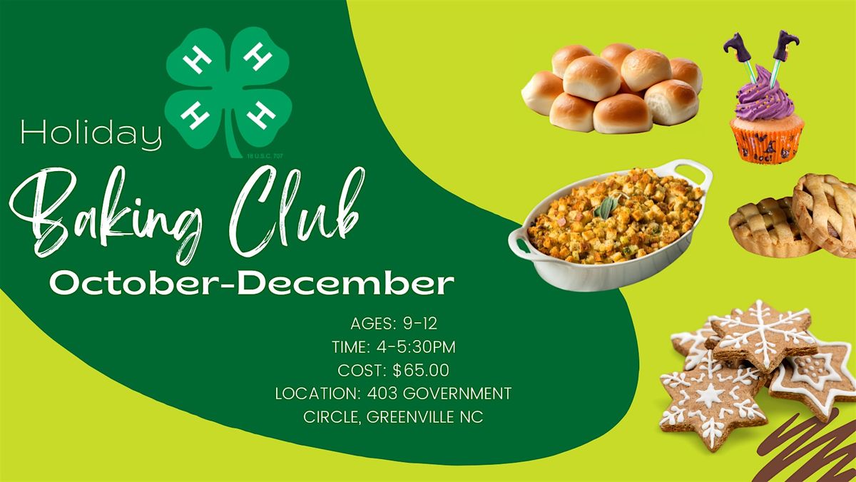 4-H  Holiday Baking Club