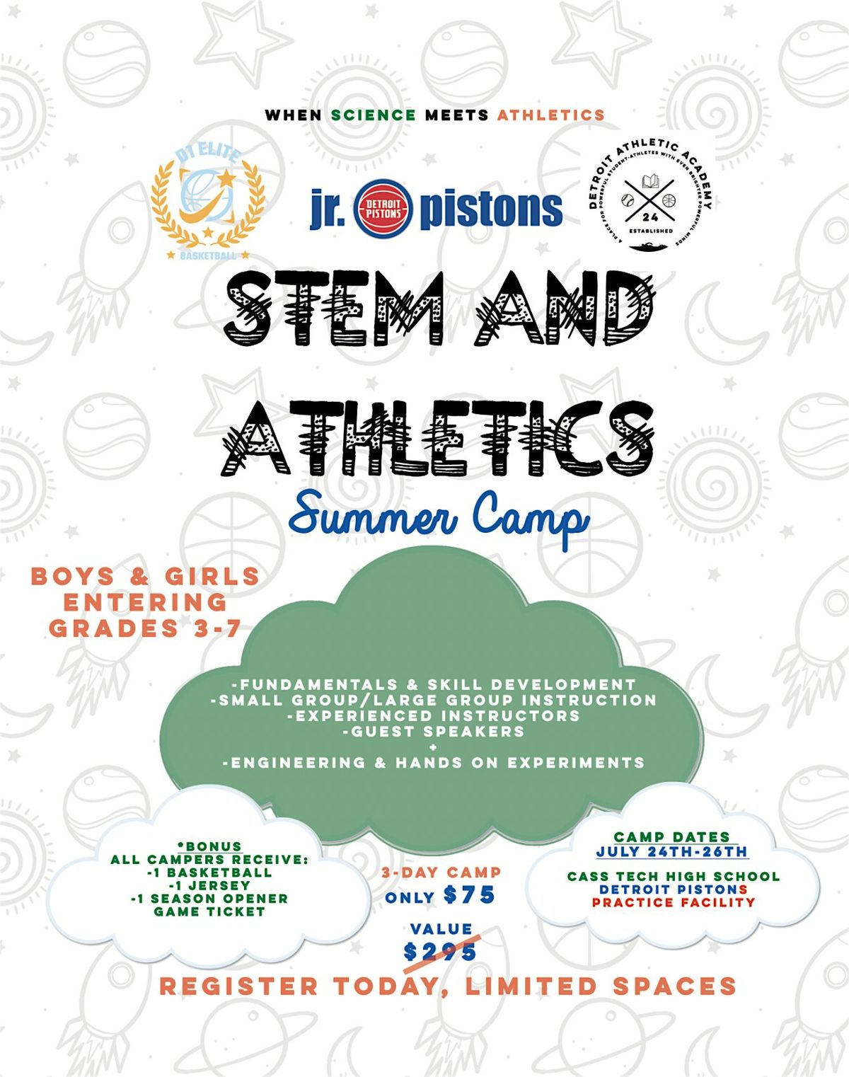 STEM & ATHLETICS 3-DAY SUMMER CAMP