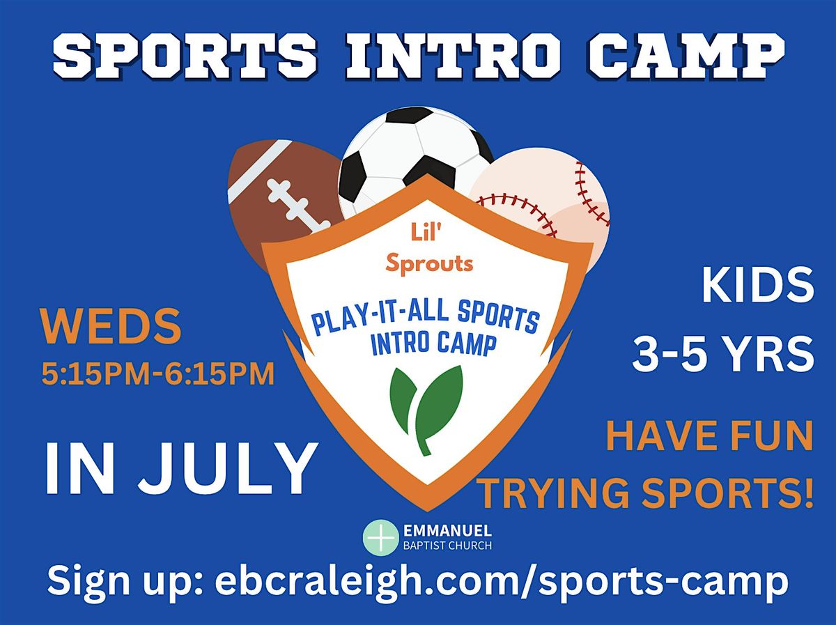 Lil' Sprouts Sports Intro Camp for Kids