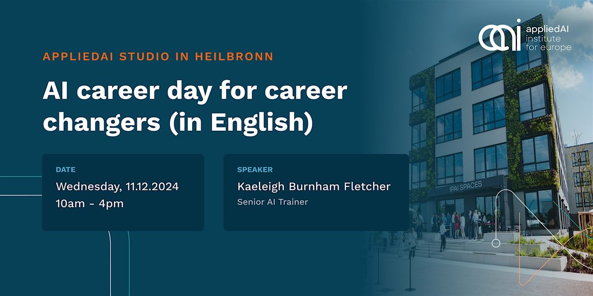 AI career day for career changers, 11.12.24