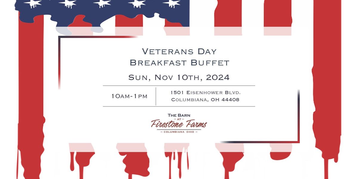 Veterans Day Breakfast at The Barn