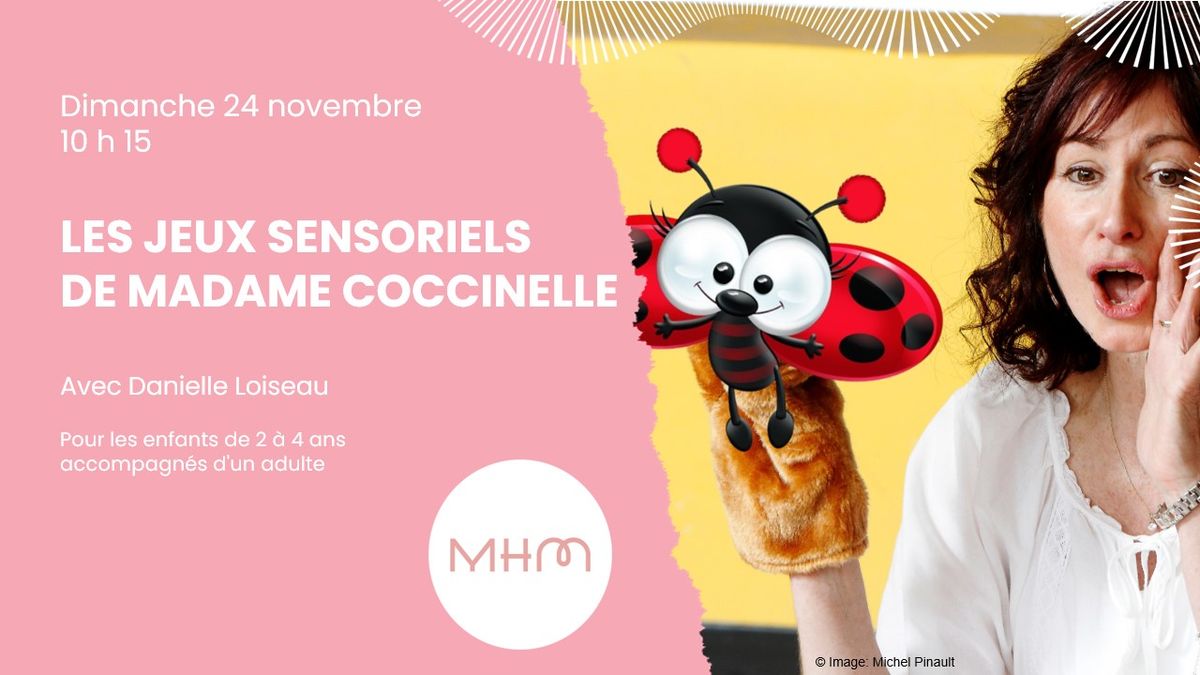 Les jeux sensoriels de madame Coccinelle