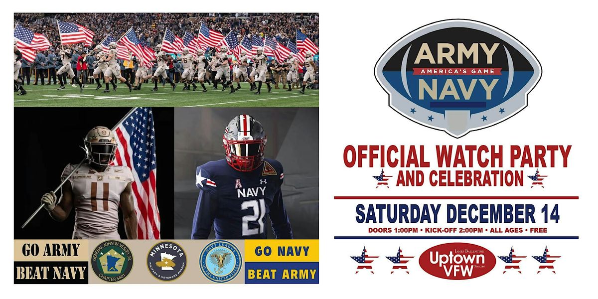 Army-Navy Football Game  Official Watch Party and Celebration