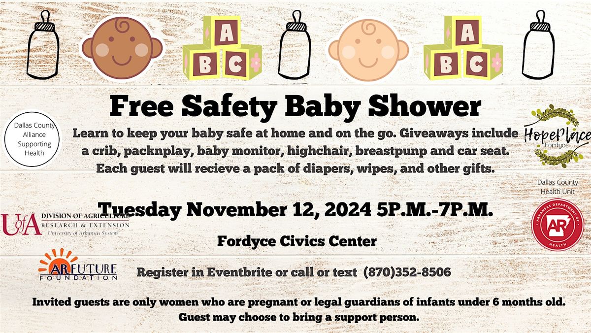 Free Safety Baby Showers