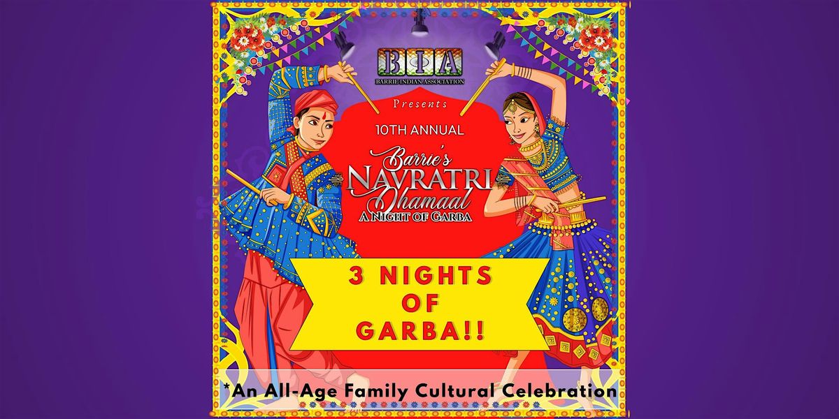 10th Annual - Barrie's Navratri Dhamaal