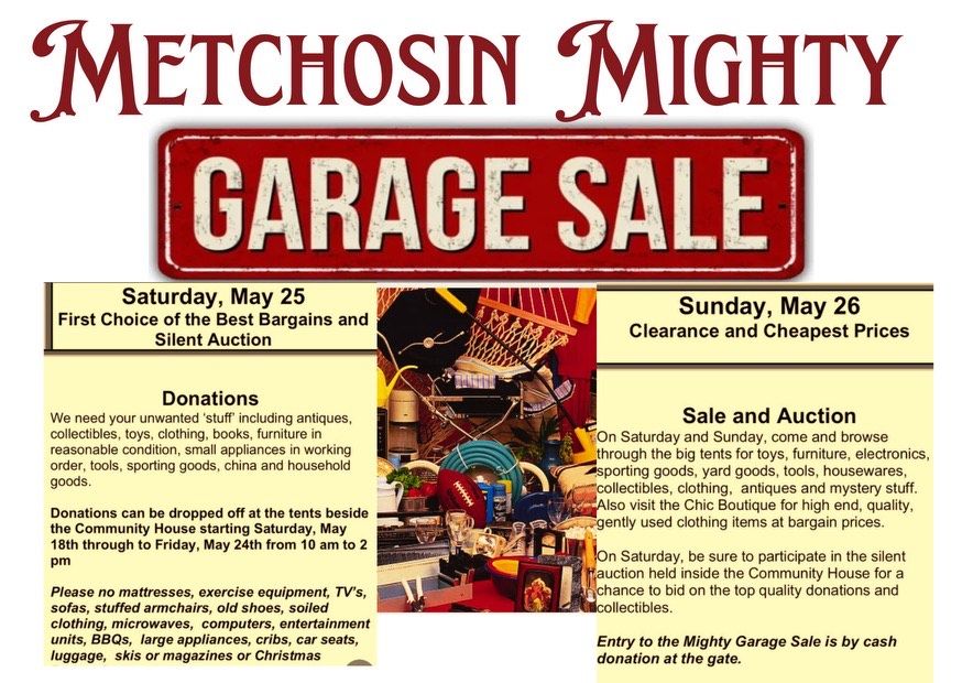 Mighty Metchosin Garage Sale