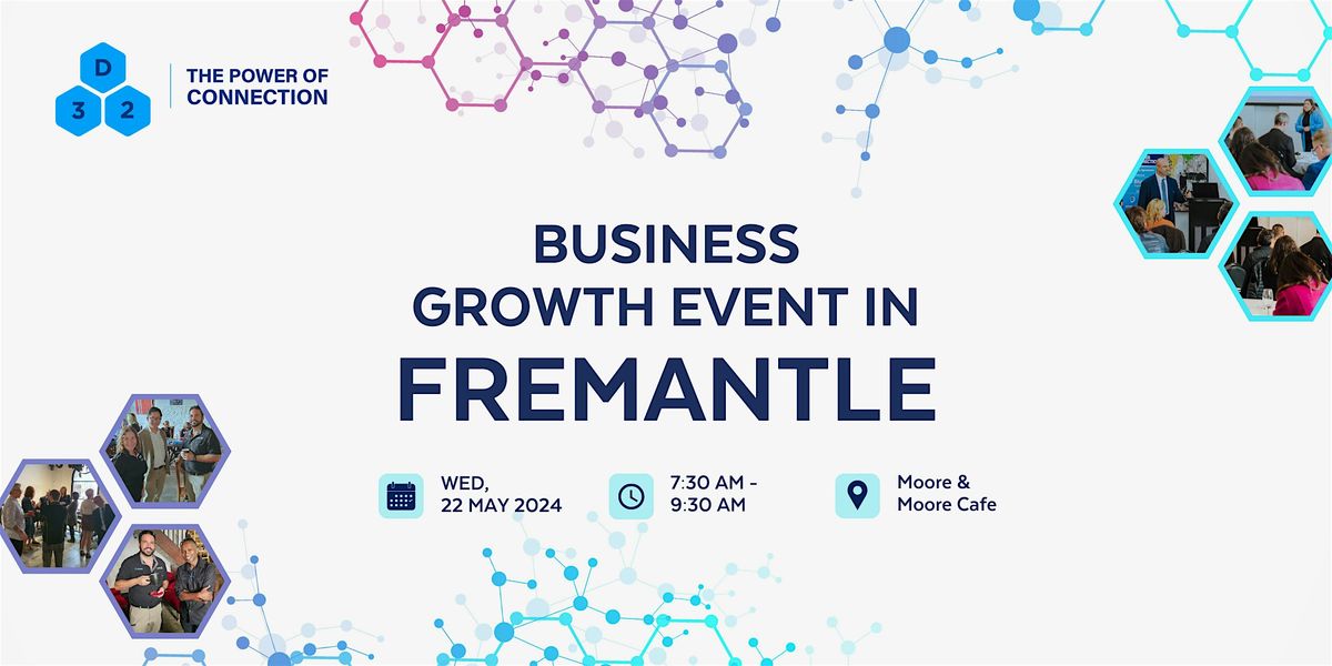 District32 Business Networking Perth \u2013 Fremantle - Wed 22 May