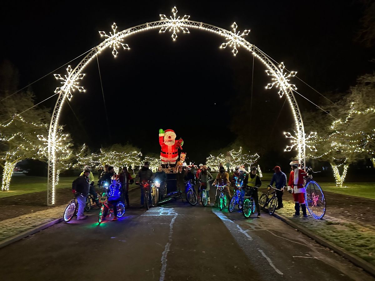 Christmas Eve lighted bike ride of cheer