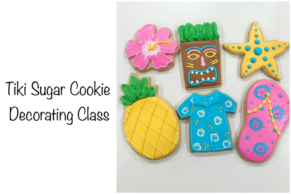 Tiki Sugar Cookie Decorating Class