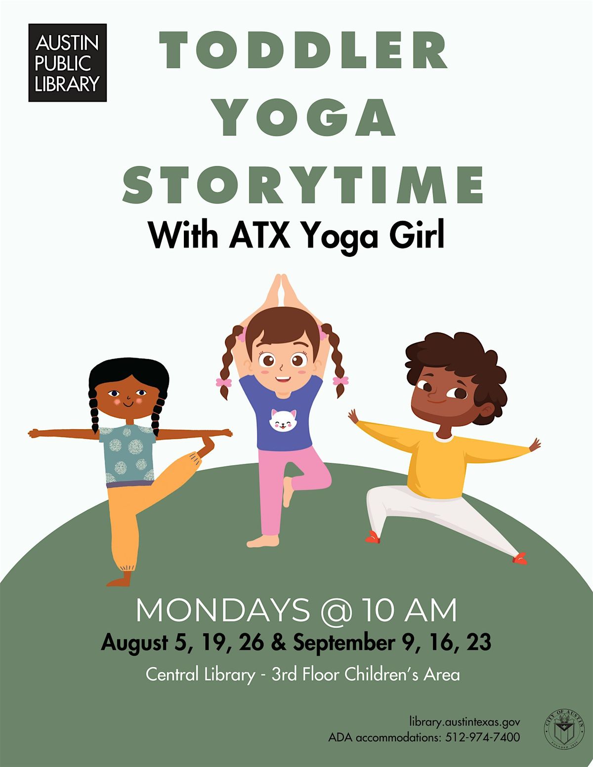 Toddler Yoga Storytime with ATX Yoga Girl