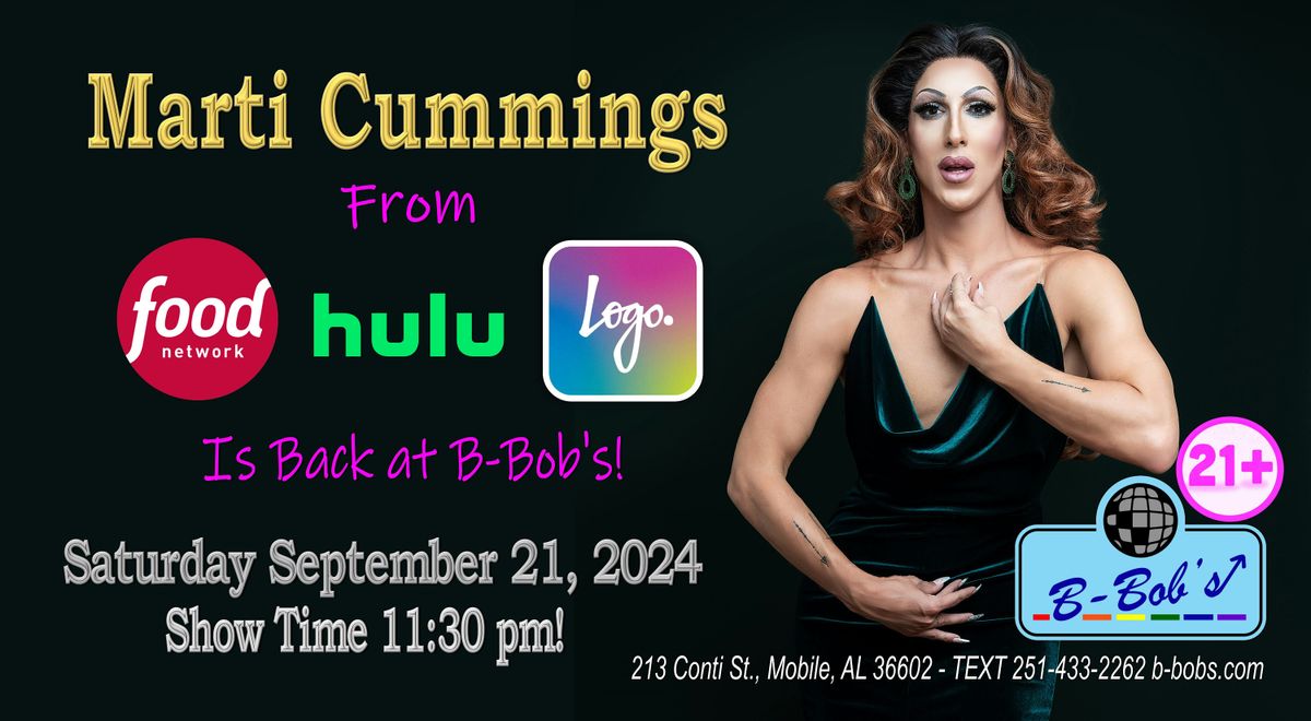 Marti Cummings is back at B-Bob's!