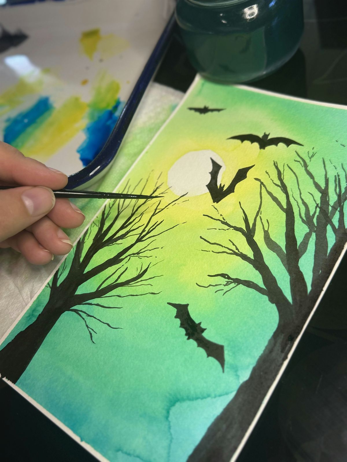 Halloween Watercolor Workshop