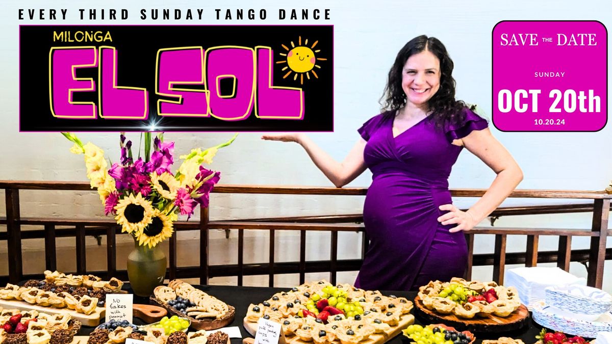 Milonga El Sol - Sunday, October 20th