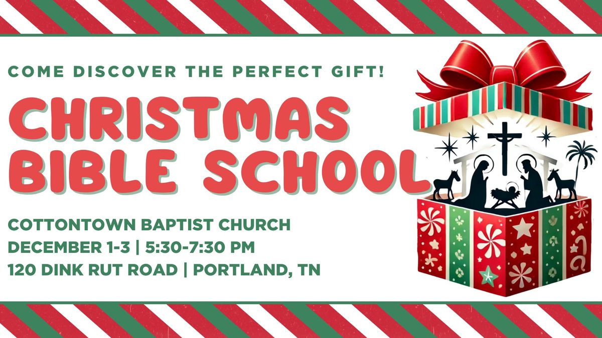 Christmas Bible School