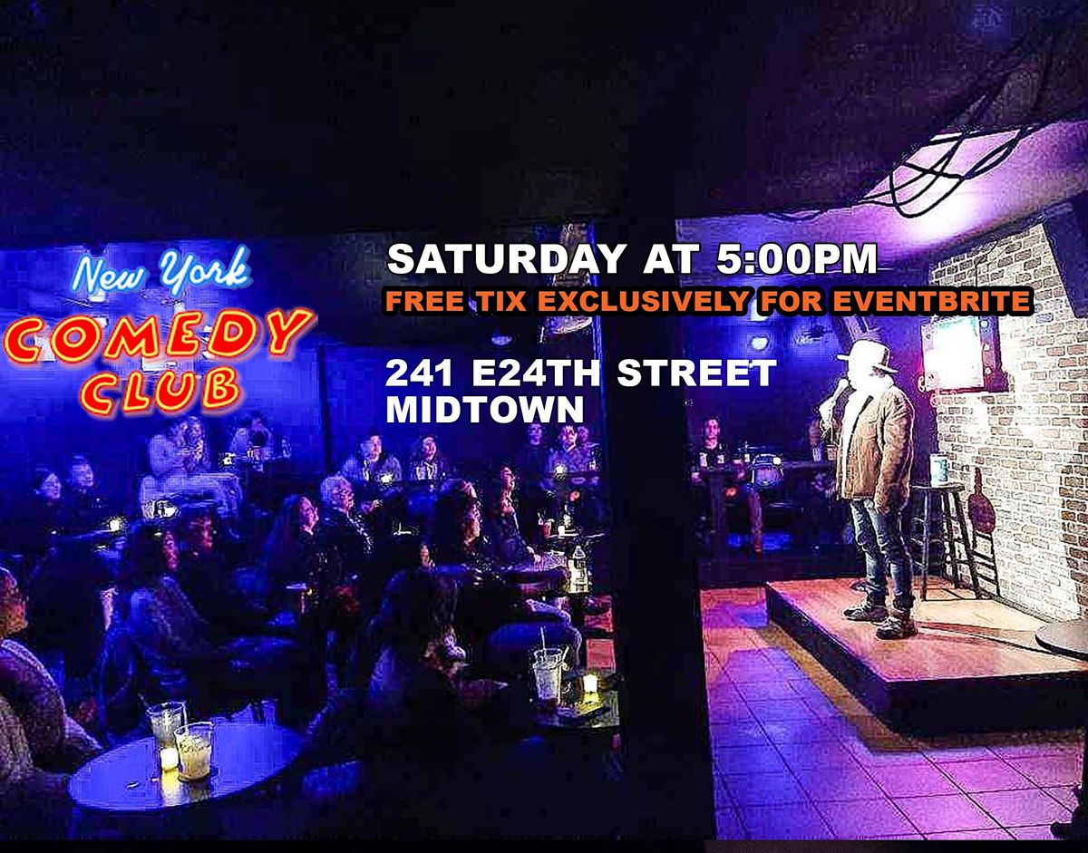 Free Tickets For The Saturday Matinee At New York Comedy Club Standup 