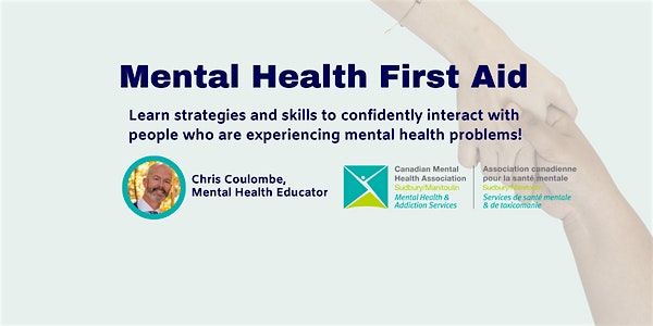 Mental Health First Aid (In-Person) - August 6, 2024 from 9:00-4:30)