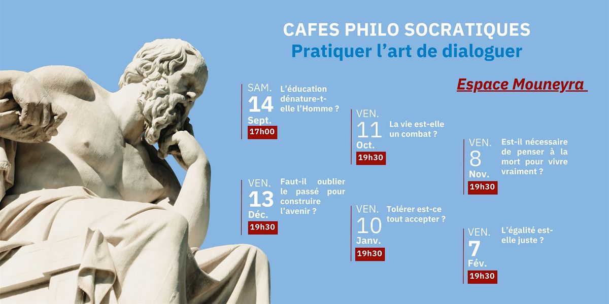 Caf\u00e9 Philo \u00e0 l'Espace Mouneyra