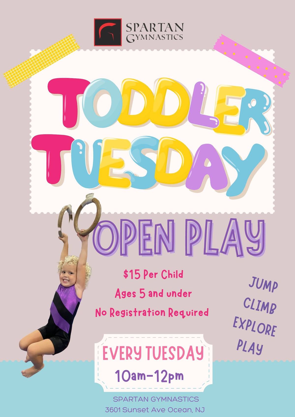Toddler Tuesday Open Play in Ocean, NJ