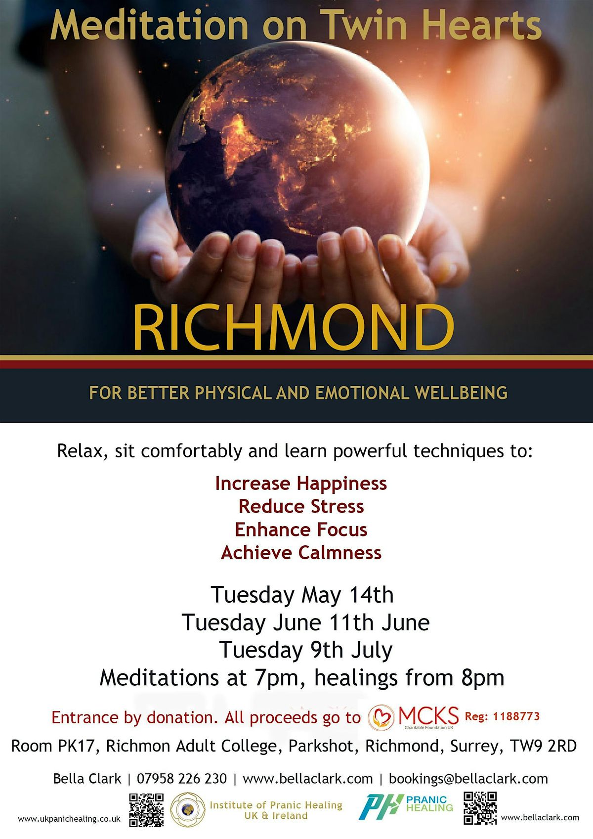 Twin Hearts Meditation and Healing Clinic, Richmond