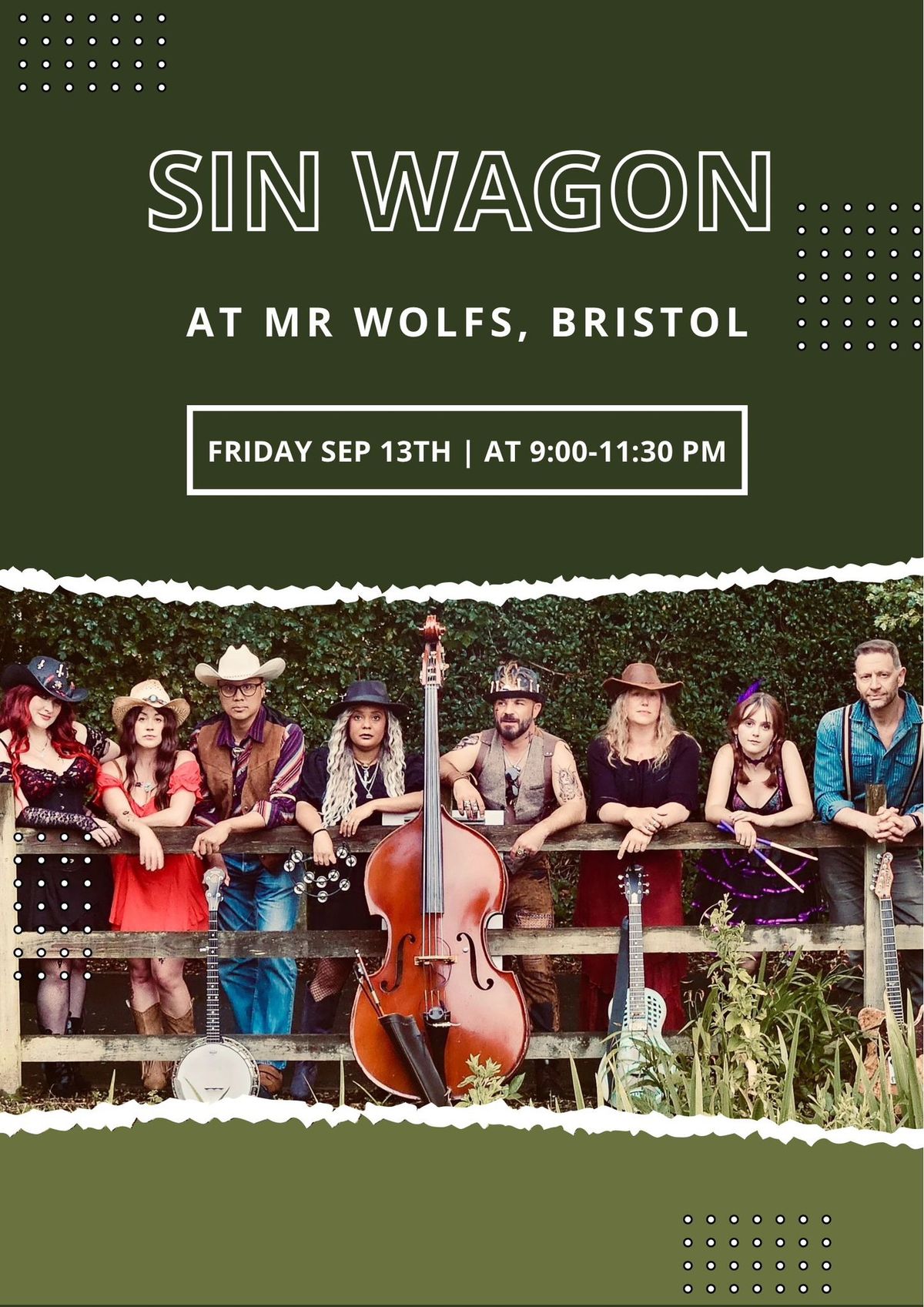 Sin Wagon at Mr Wolfs