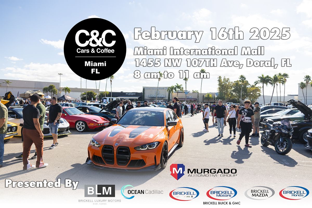 Cars and Coffee Miami February 16th, 2025