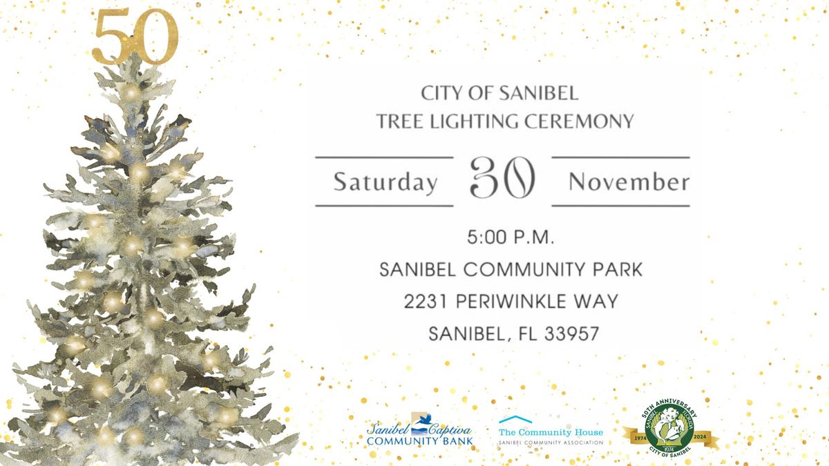 Sanibel Tree Lighting Ceremony 