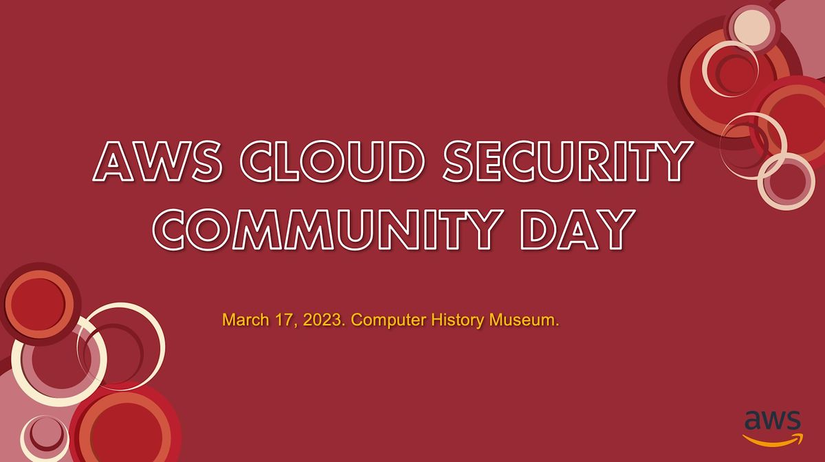 AWS Cloud Security Community Day, 2023