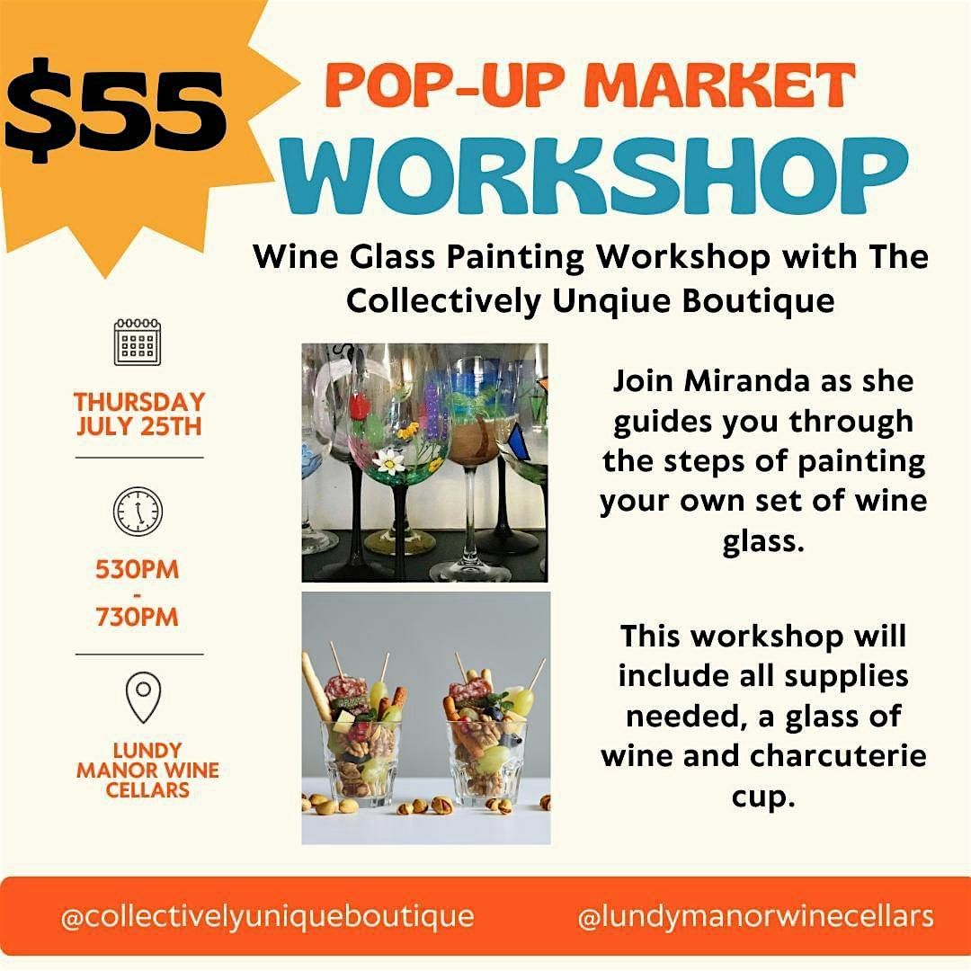 Wine Glass Painting Workshop with The Collectively Unique Boutique