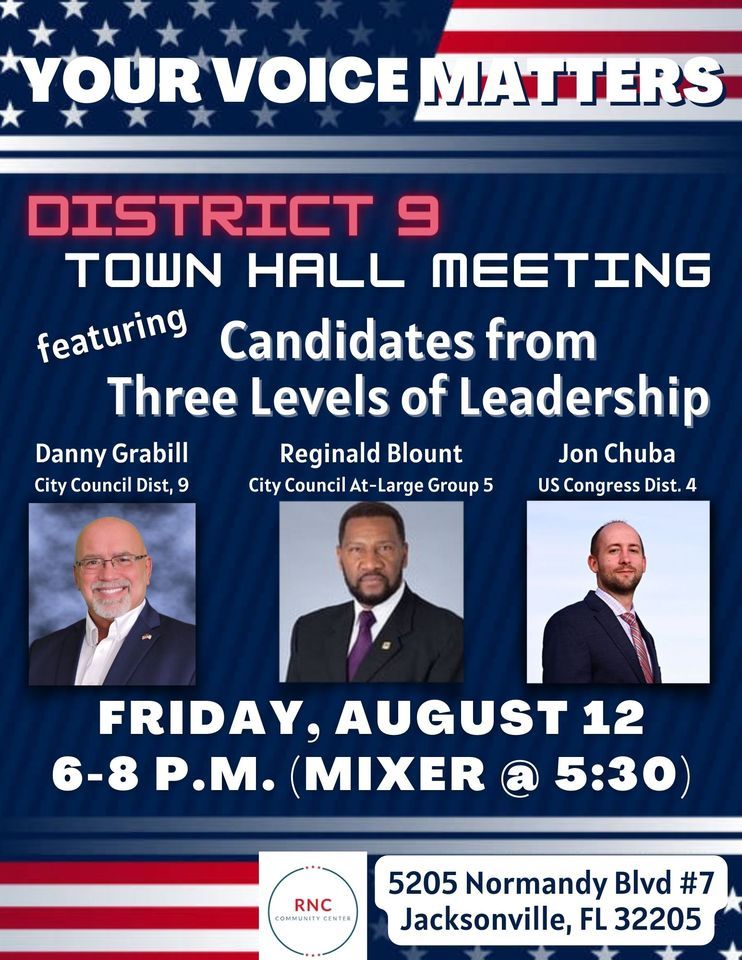 DISTRICT 9 TOWN HALL MEET AND GREET