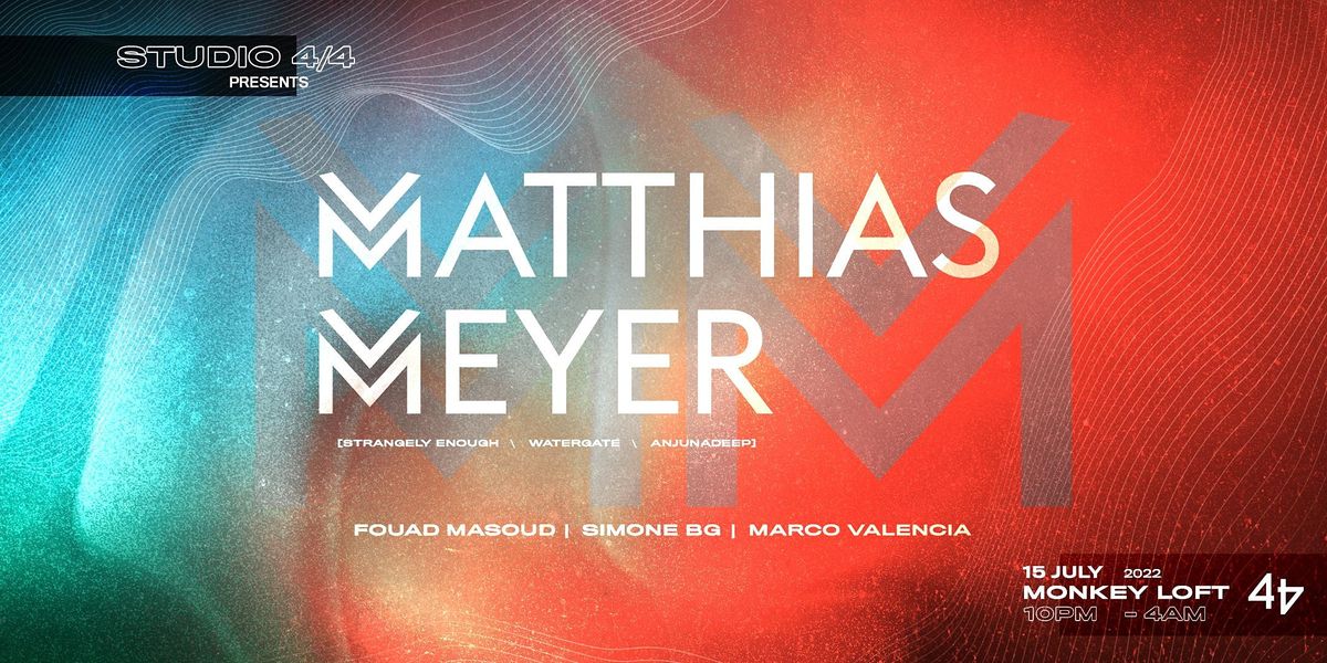 Studio 4\/4 presents Matthias Meyer