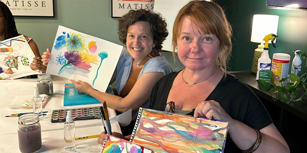 Finding Your Happy Medium: Beginner Art Workshop for Stress Relief