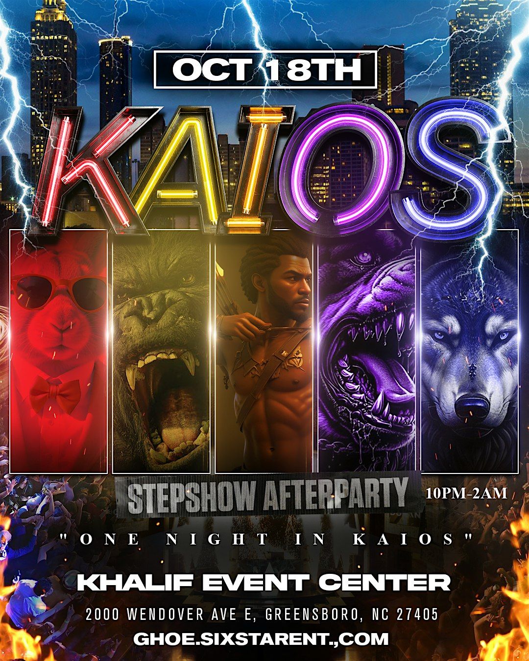 GHOE Friday: KAIOS Official Stepshow Afterparty 18+