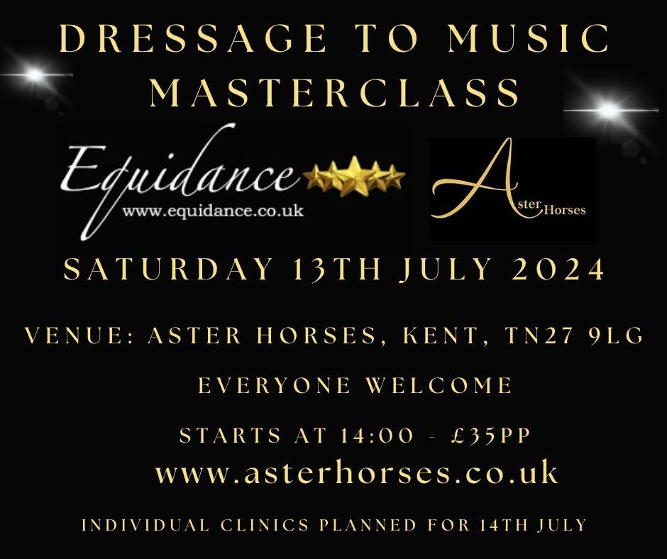 Aster\/Equidance Freestyle Masterclass afternoon