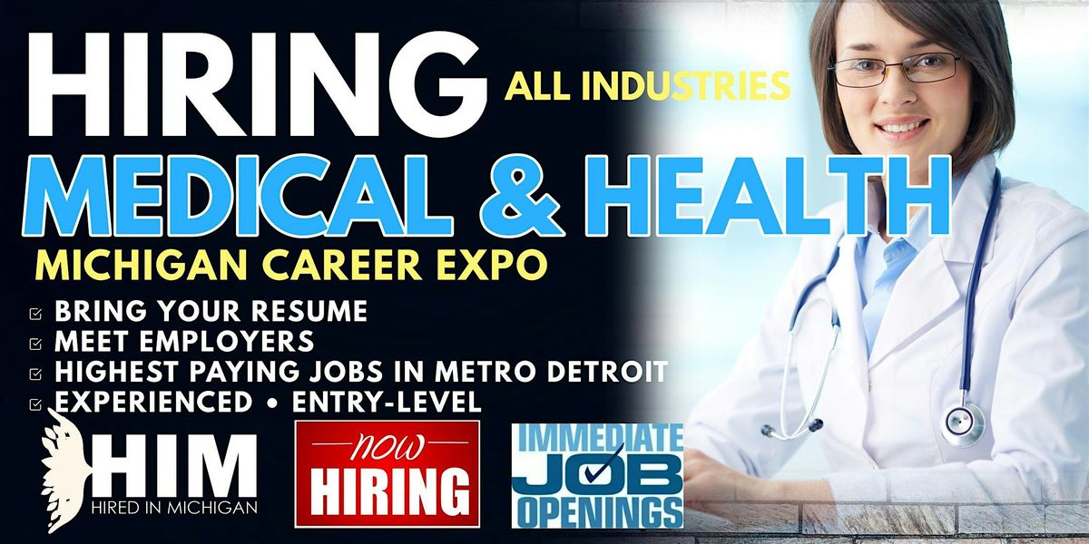 Michigan Mental Health, Medical and Health Job Fair 2024