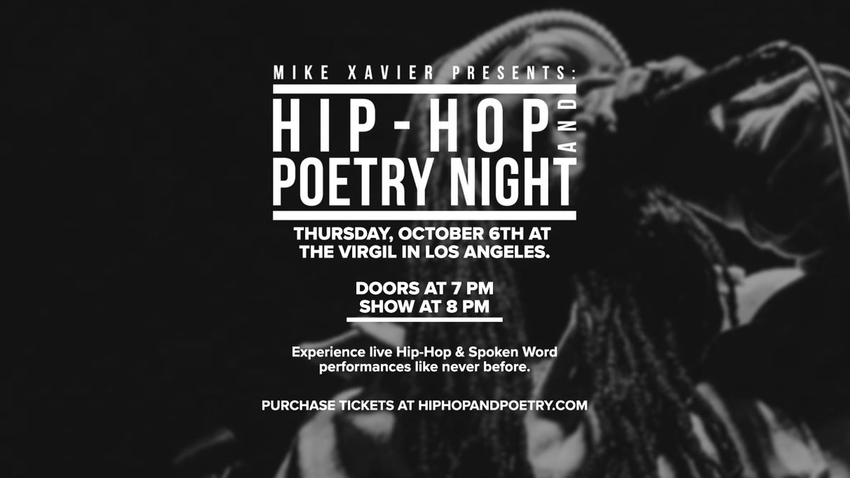 Hip-Hop & Poetry Night in LA