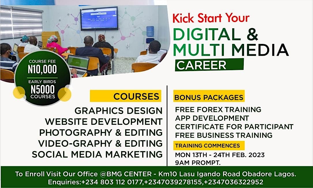 DIGITAL & MULTIMEDIA TRAINING