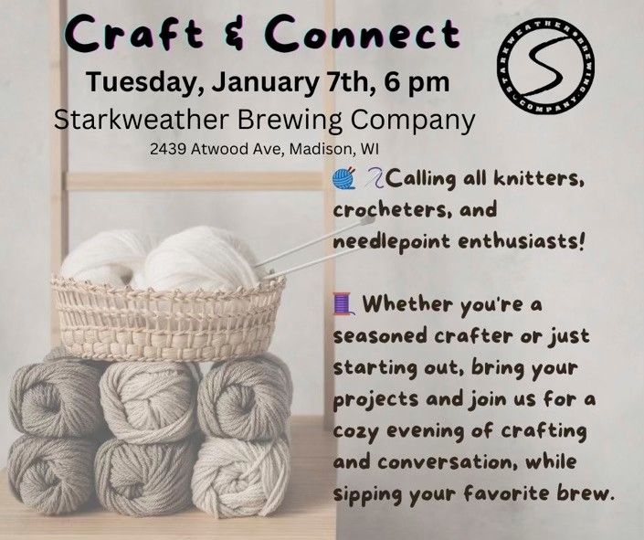 Craft & Connect: Calling all Knitters, Crocheters, & Needle Pointers