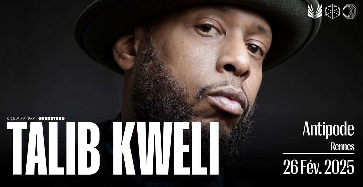 Talib Kweli en concert \u00e0 Rennes \u2022 Antipode