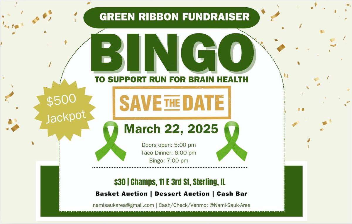 Green Ribbon Fundraiser BINGO Night! 