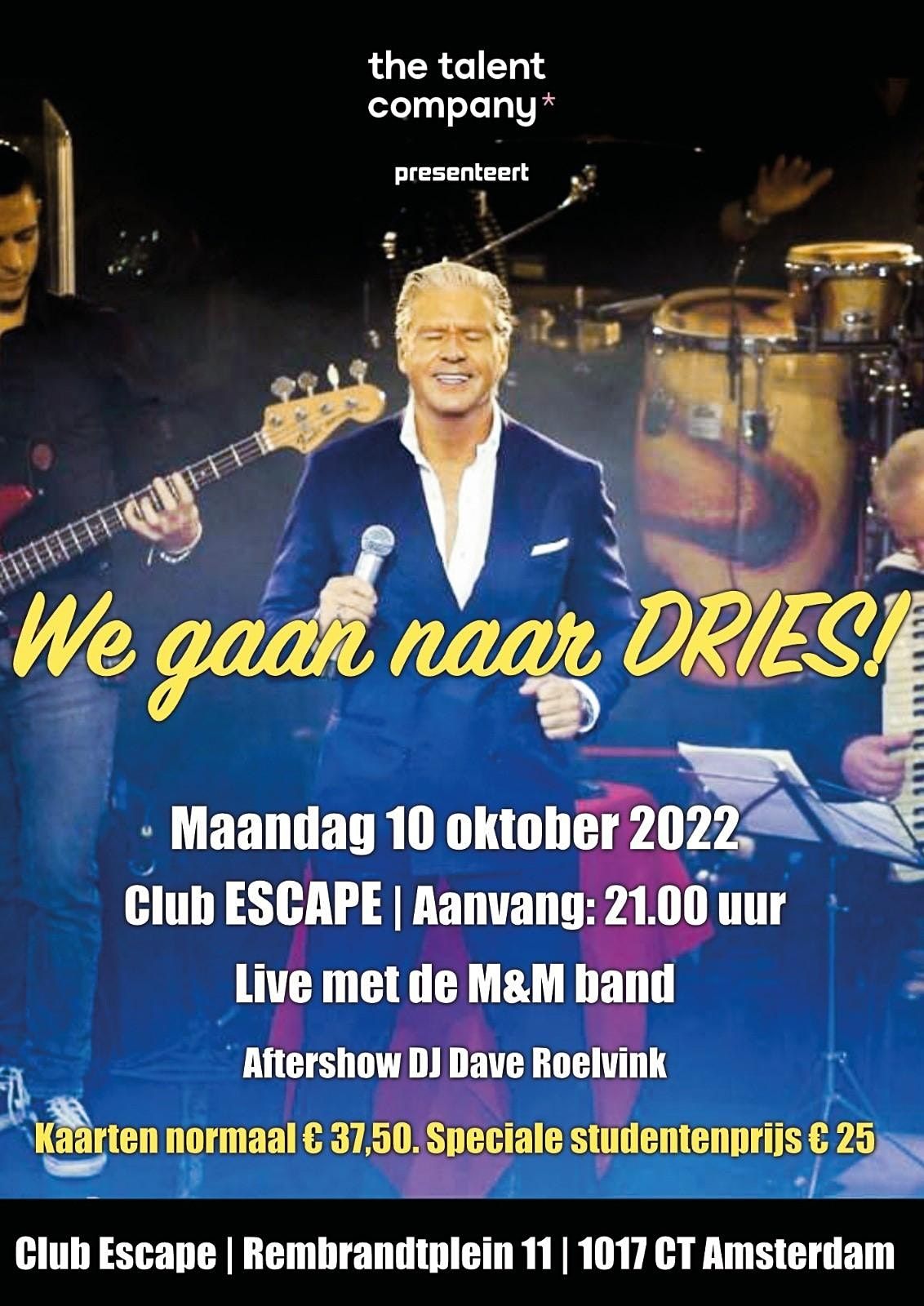 We gaan naar DRIES!