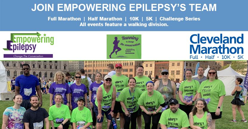 Empowering Epilepsy Team in the Cleveland Marathon