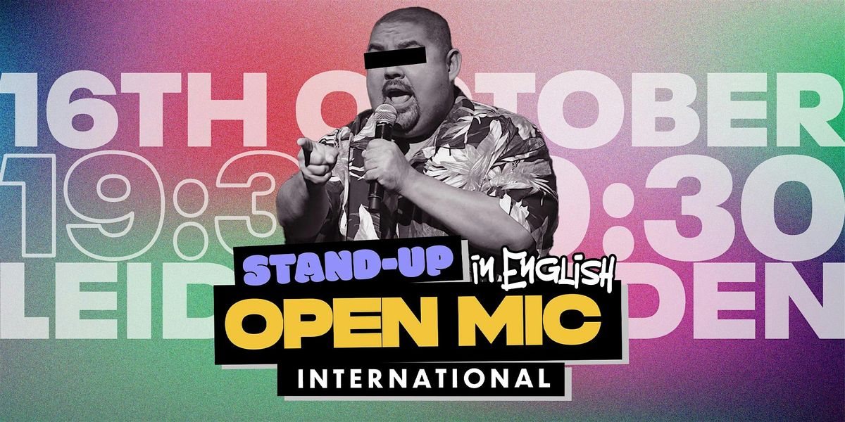 AMSTERDAM: ENGLISH STAND-UP OPEN MIC (FREE)