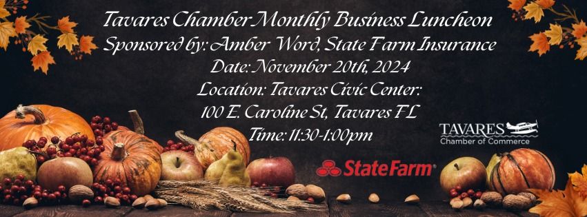 Tavares Chamber Monthly Business Luncheon