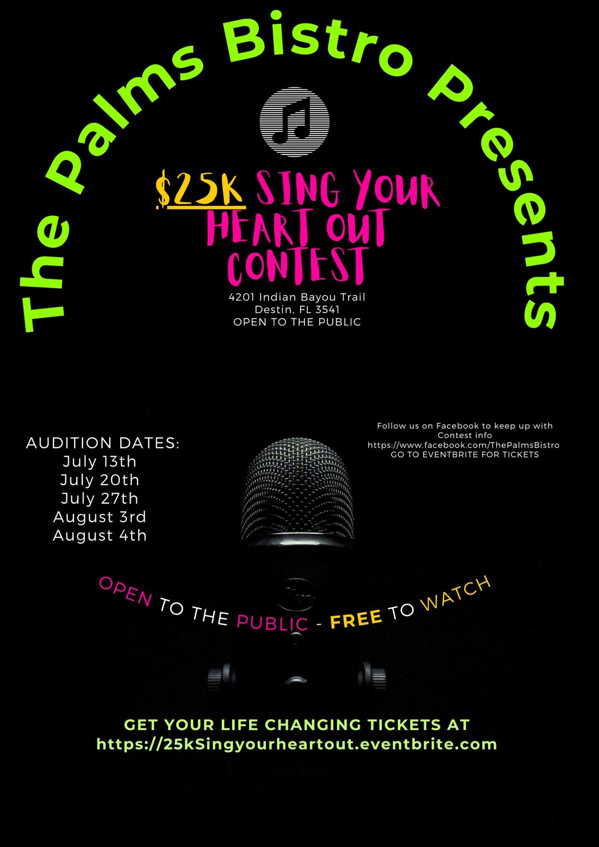 $25k Sing Your Heart Out Contest