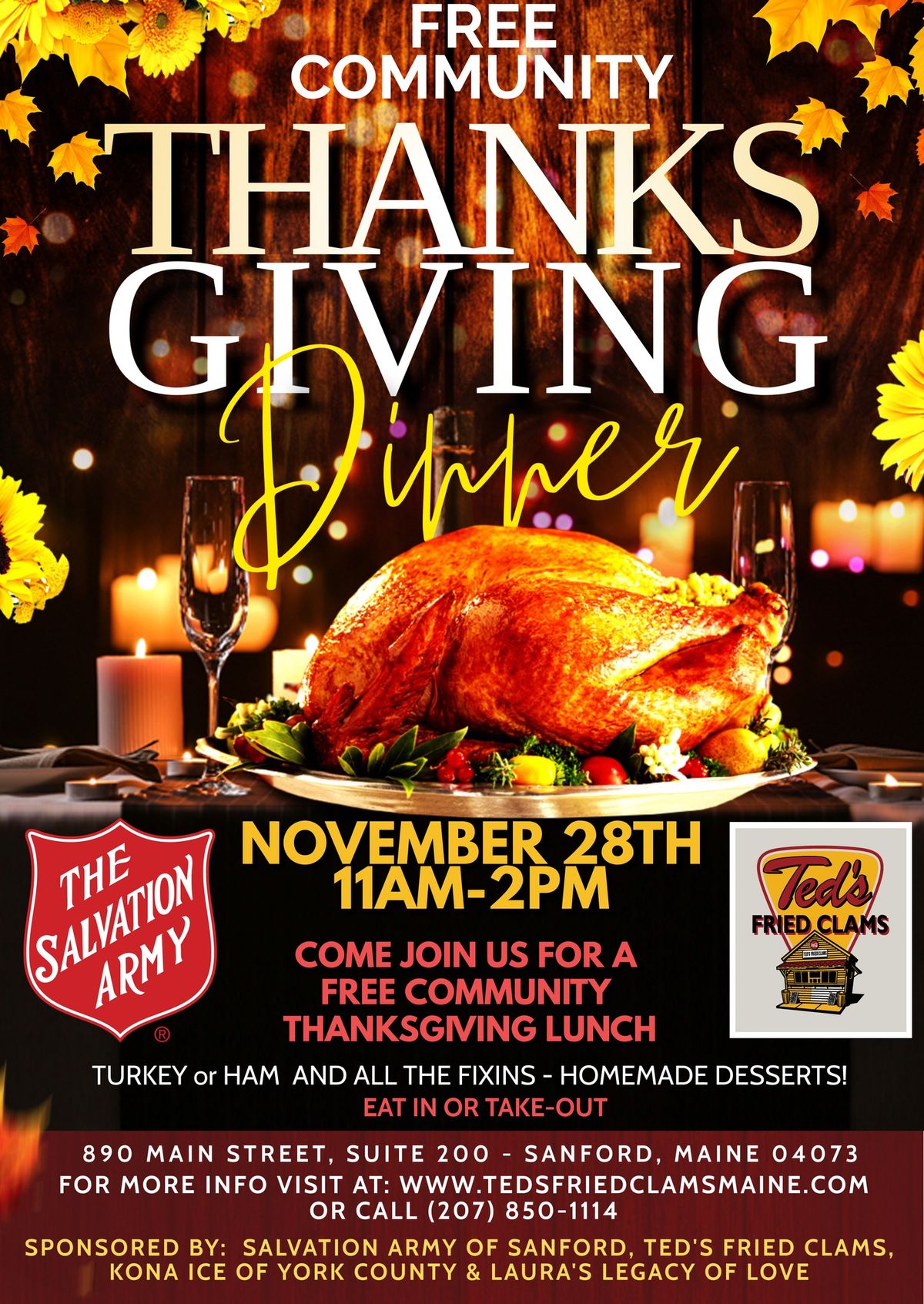 Free Thanksgiving Lunch