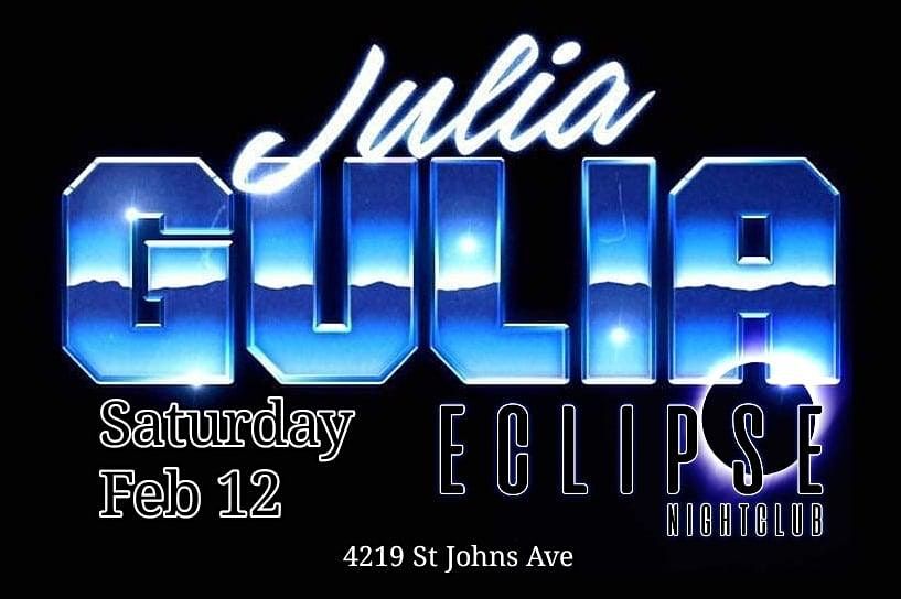 Julia Gulia @ Saturday Eclipse Nightclub