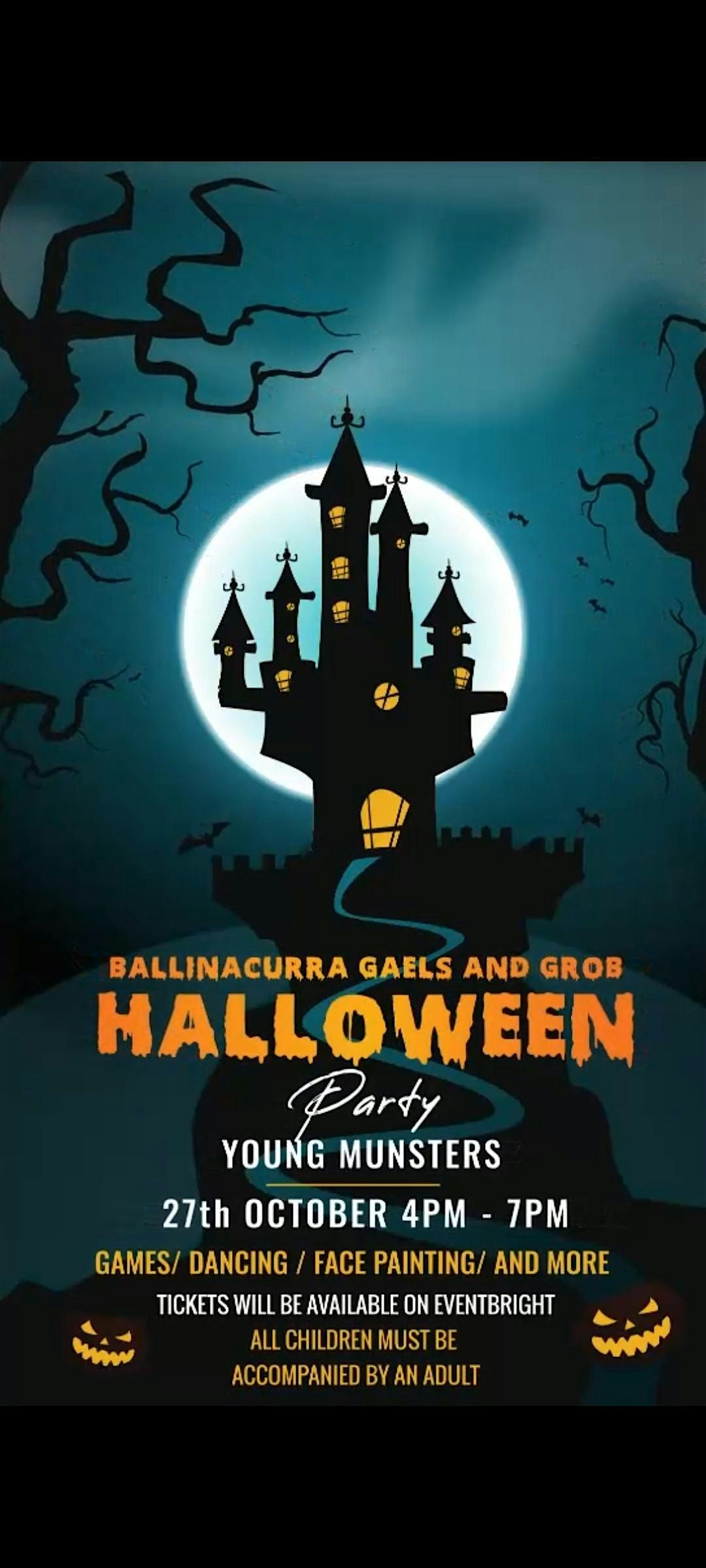 Kids Halloween Party with Ballinacurra Gaels and GROB